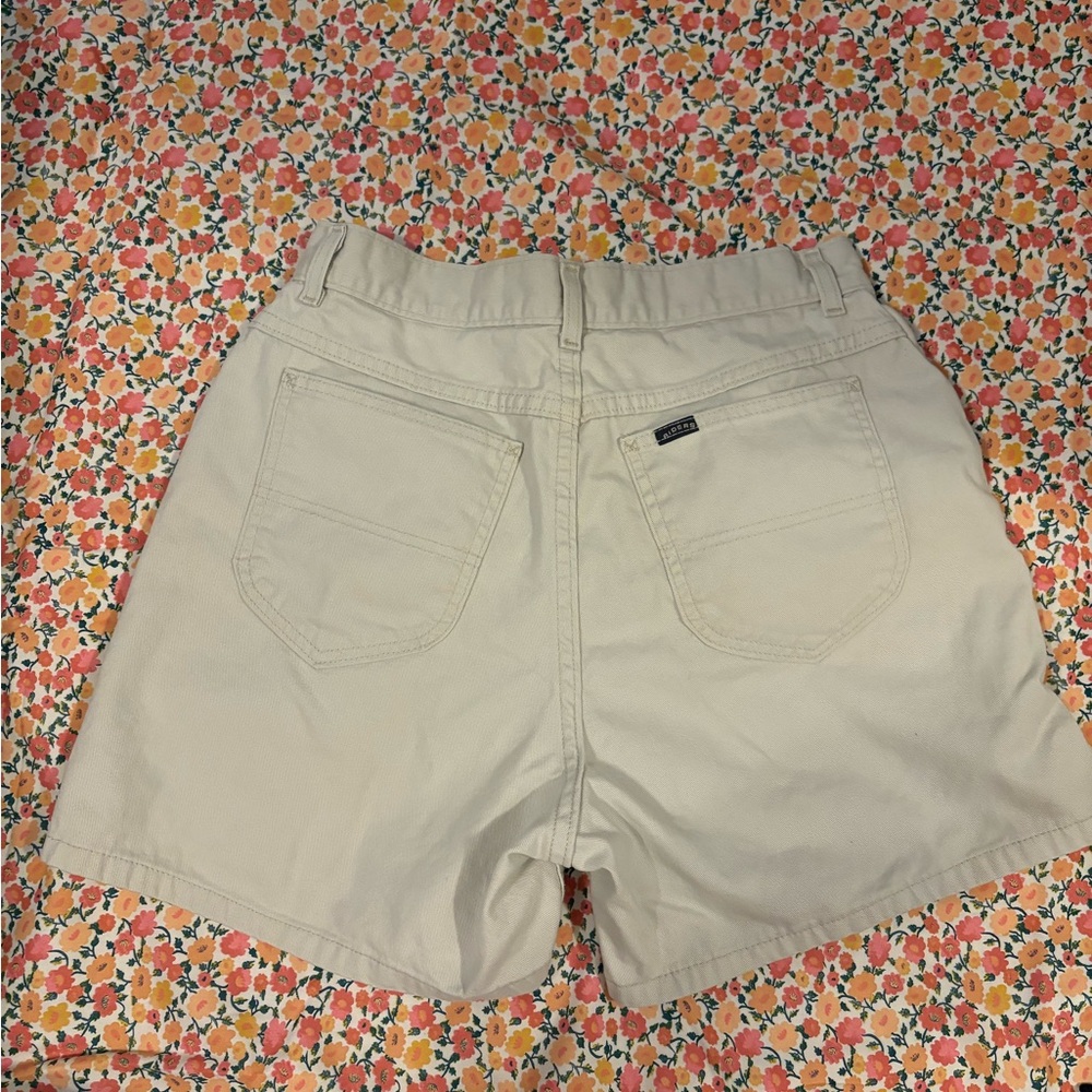 Vintage Lee tan high rise shorts